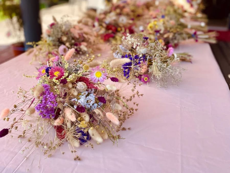 Team Building Atelier bouquet sec à Strasbourg (67)