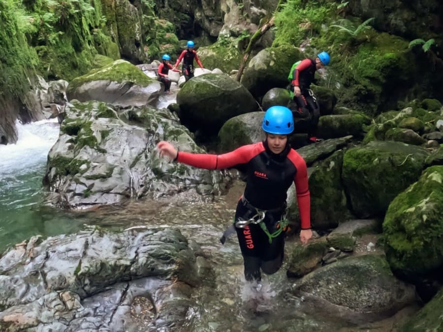 Canyoning au canyon de Marc à Auzat (09)