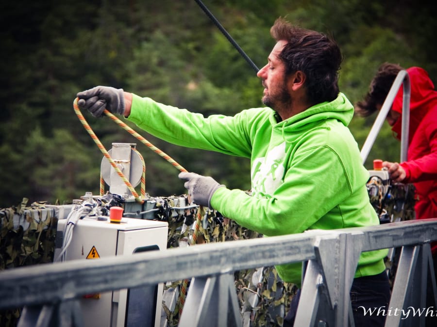 Le 107" bungee jumping in the heart of the Gorges du Tarn