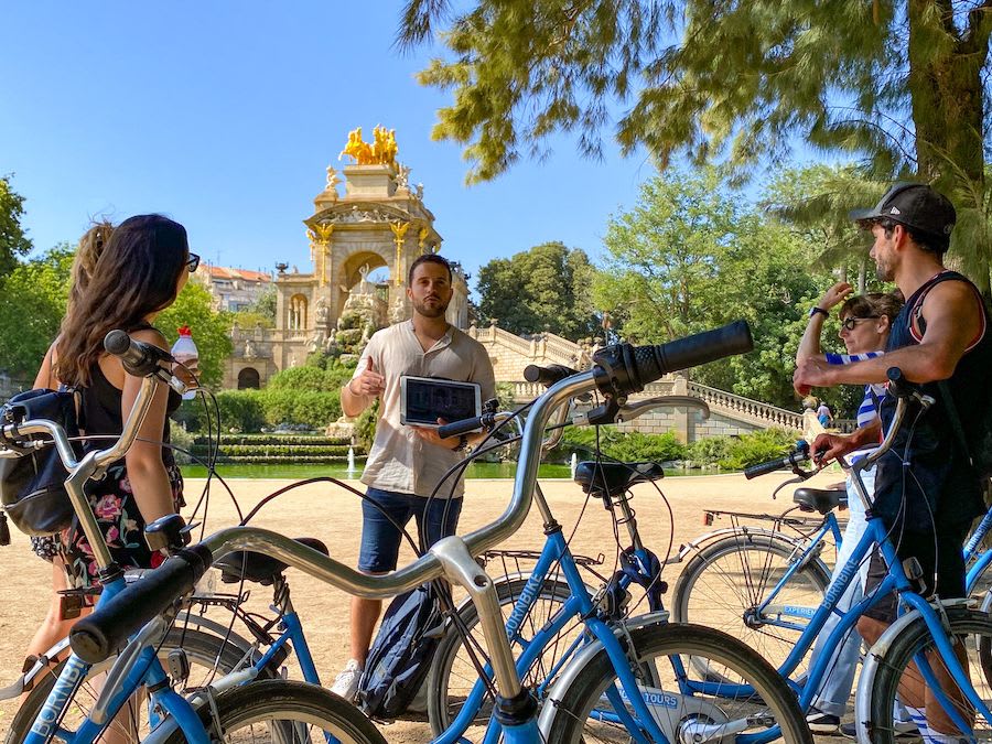 Visite guidée privée de Barcelone à vélo 