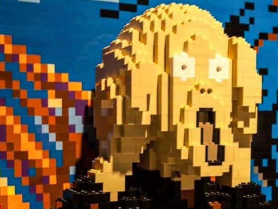 Admission ticket for "The Art of the Brick" in Nantes—90 LEGO sculptures