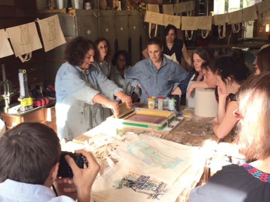 Team Building Atelier Sérigraphie & Furoshiki en IDF