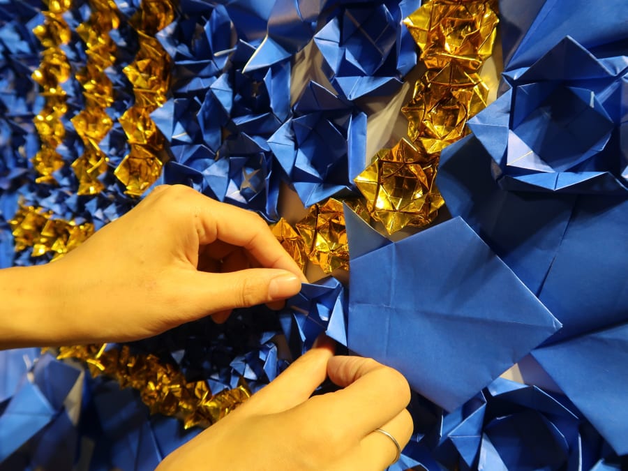 Team Building fresque origami participative