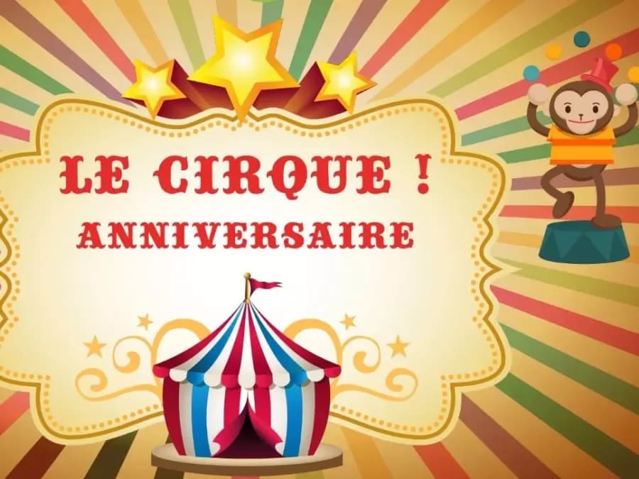 Anniversaire Cirque 6-8 ans à domicile (IDF)
