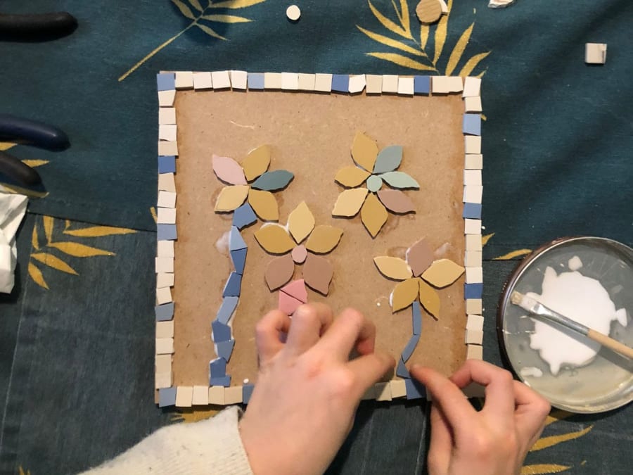 Anniversaire Création de Mosaïques 6-15 ans à domicile