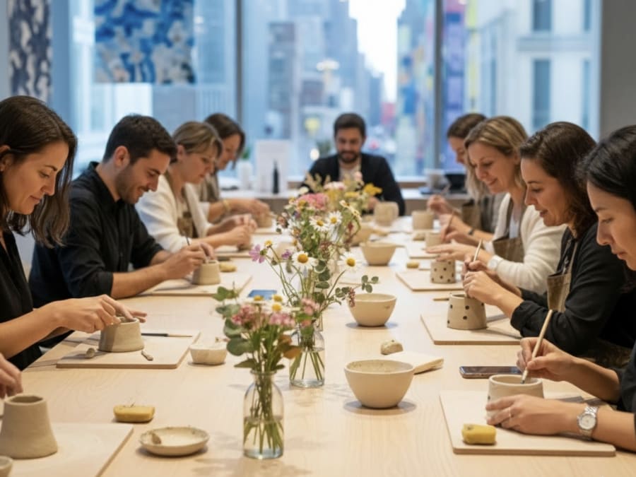 Team building Atelier céramique en Ile-de-France