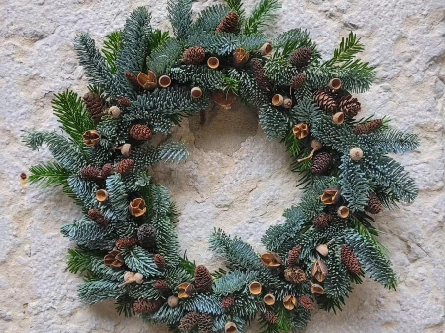 Dried flower wreath workshop in Lyon 2nd district