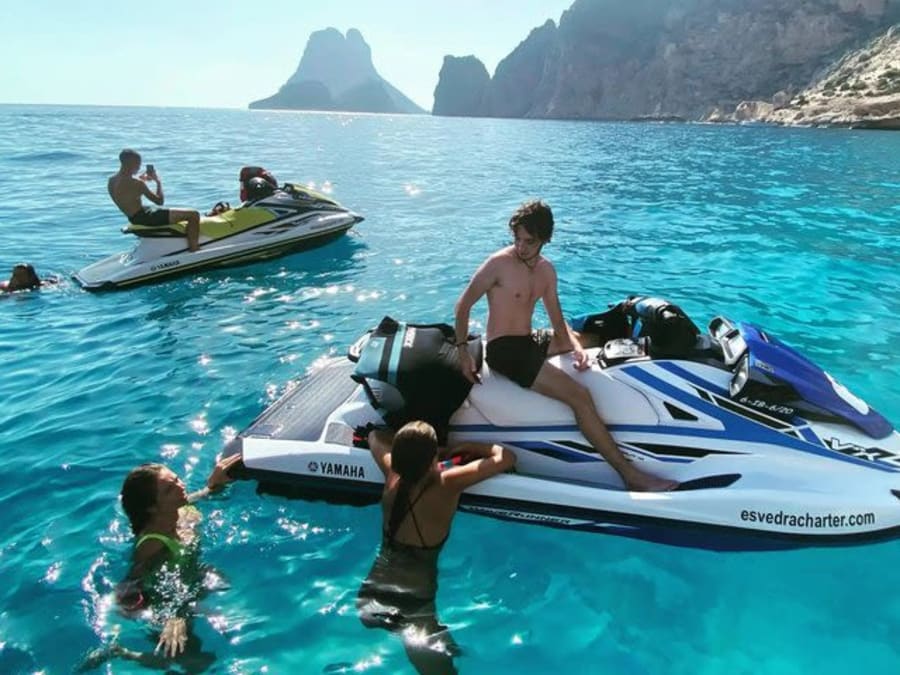 Escursione in moto d'acqua da San Antonio (Ibiza) ad Atlantis