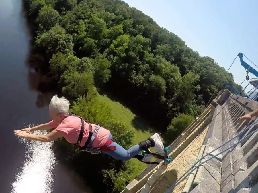 Puenting desde el viaducto de Le Blanc (36)