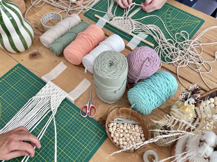 Macramé workshop in Hyères (83)