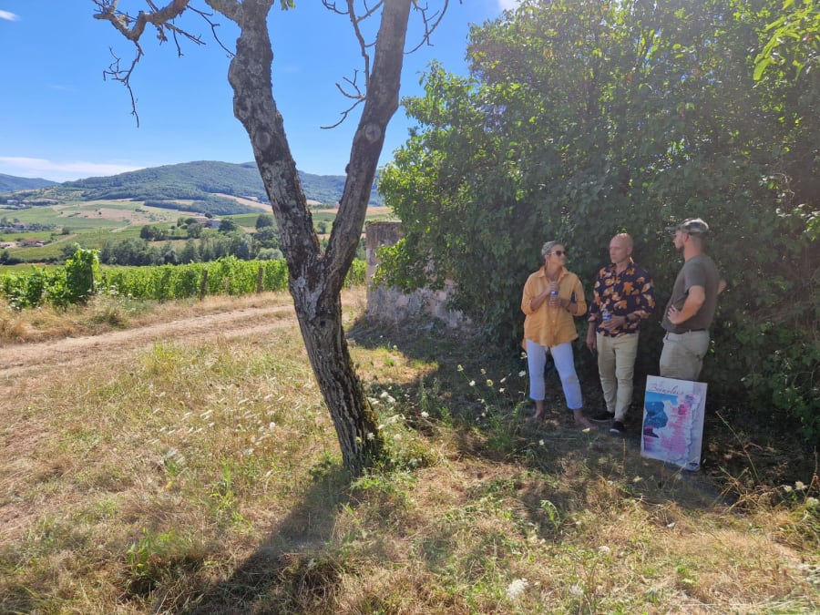 Team building chasse au trésor dans les vignes à Lantignié (69)
