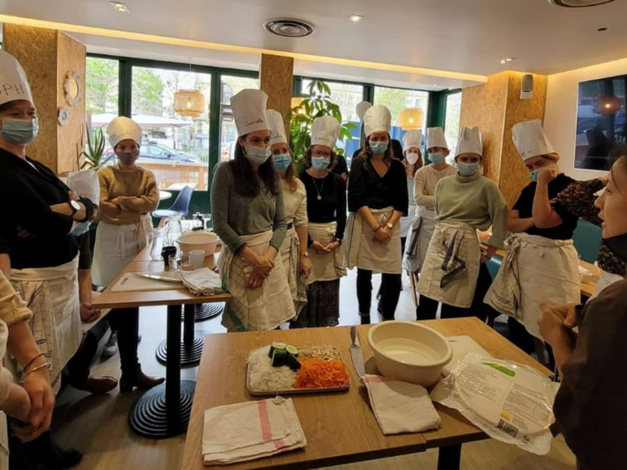 Team Building cours de cuisine Vietnamienne à Paris