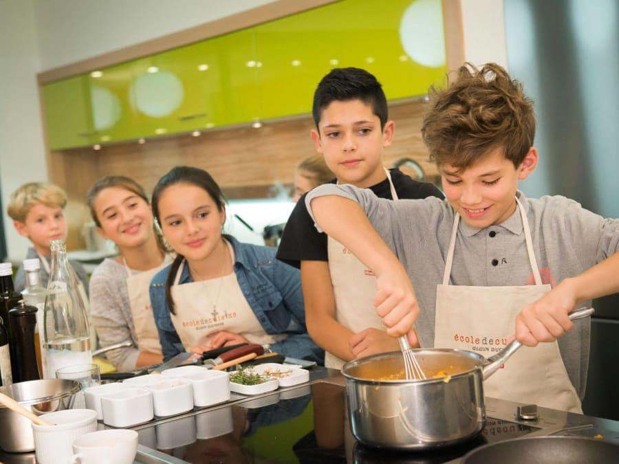 Atelier cuisine Enfant à l'Ecole de cuisine Ducasse