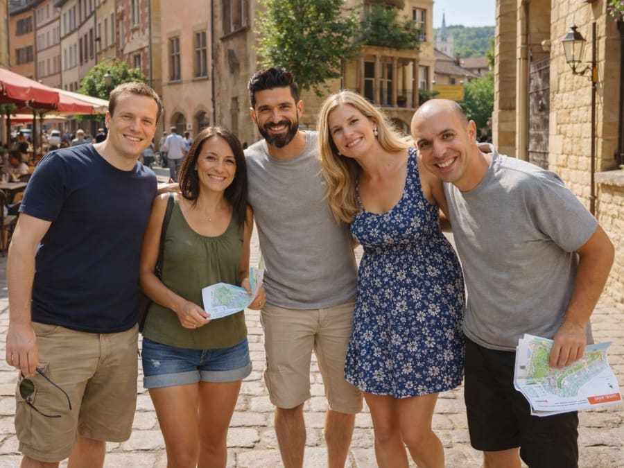 Rally urbano en el centro de Carcasona