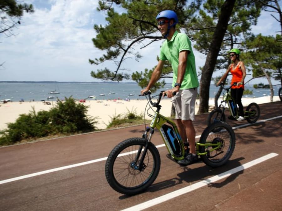 Balade à trottinette électrique à Arcachon (33)