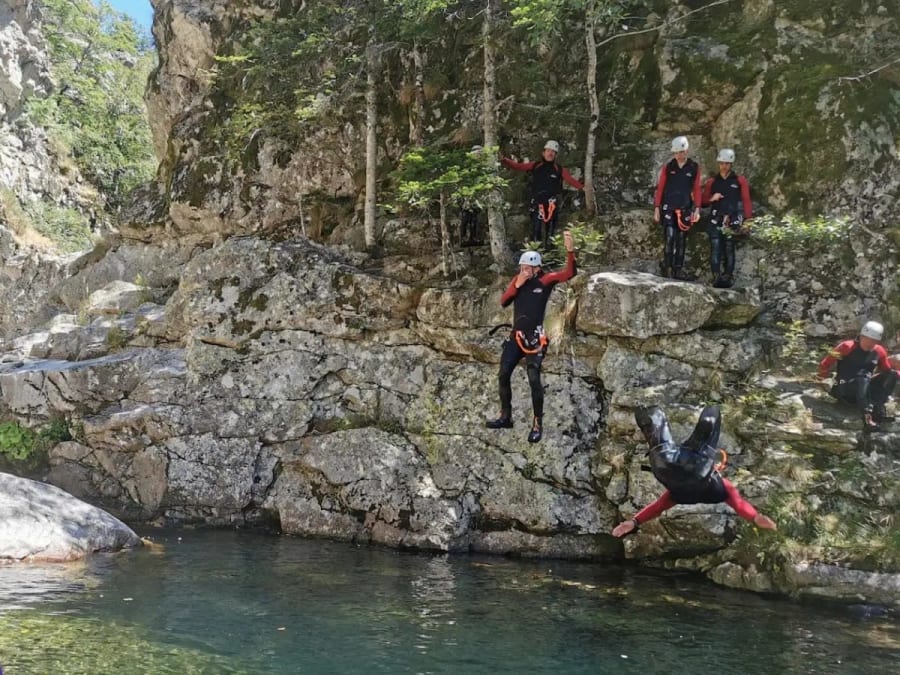 Canyoning au canyon de Chassezac en Ardèche (07)