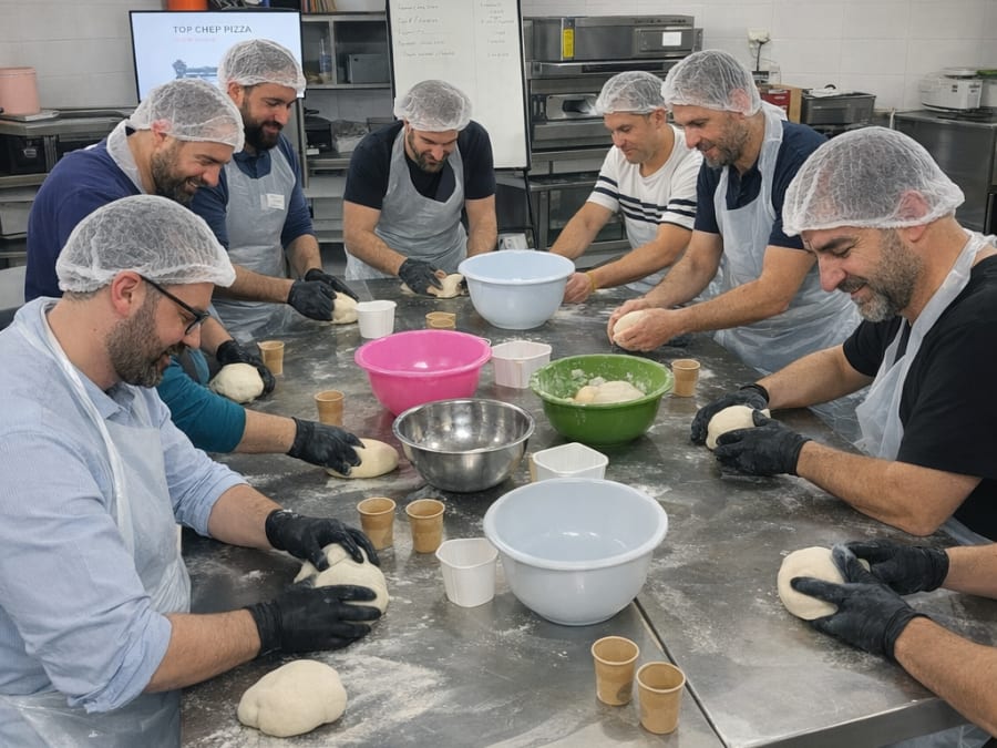 Team building Défi Chef Pizza à Lyon 9ème