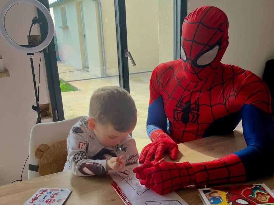 Anniversaire Spiderman 3-10 ans à domicile en IDF
