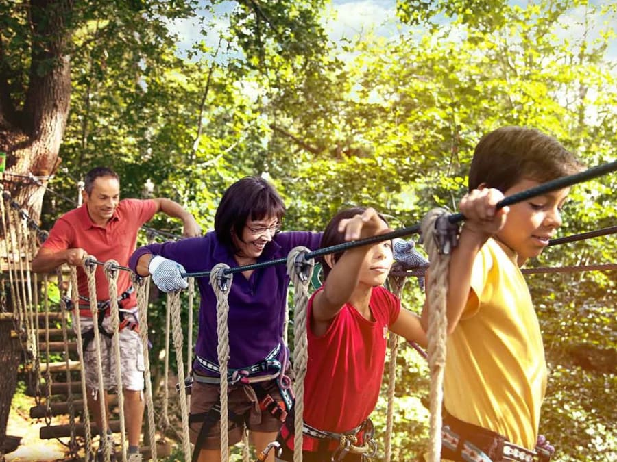 Parque arborícola de Amnéville, cerca de Metz