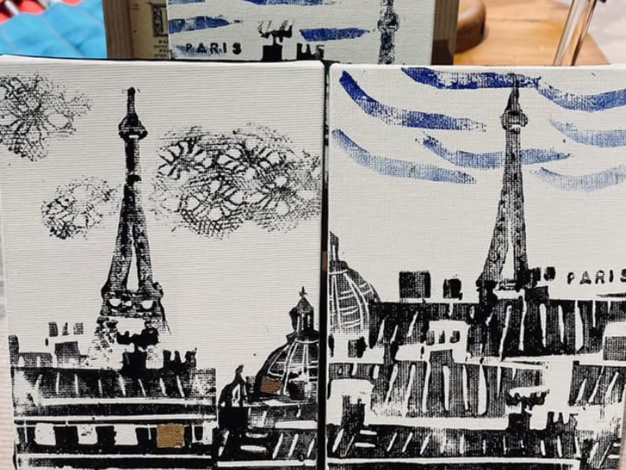 Atelier linogravure à Paris 14ème