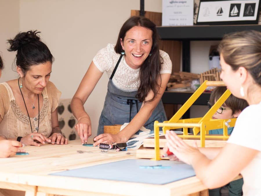 Taller de iniciación al linograbado en Plougastel-Daoulas (29)