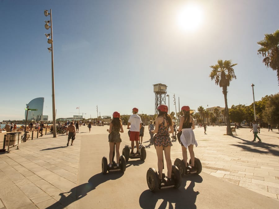 Tour JO 92 en Segway à Barcelone