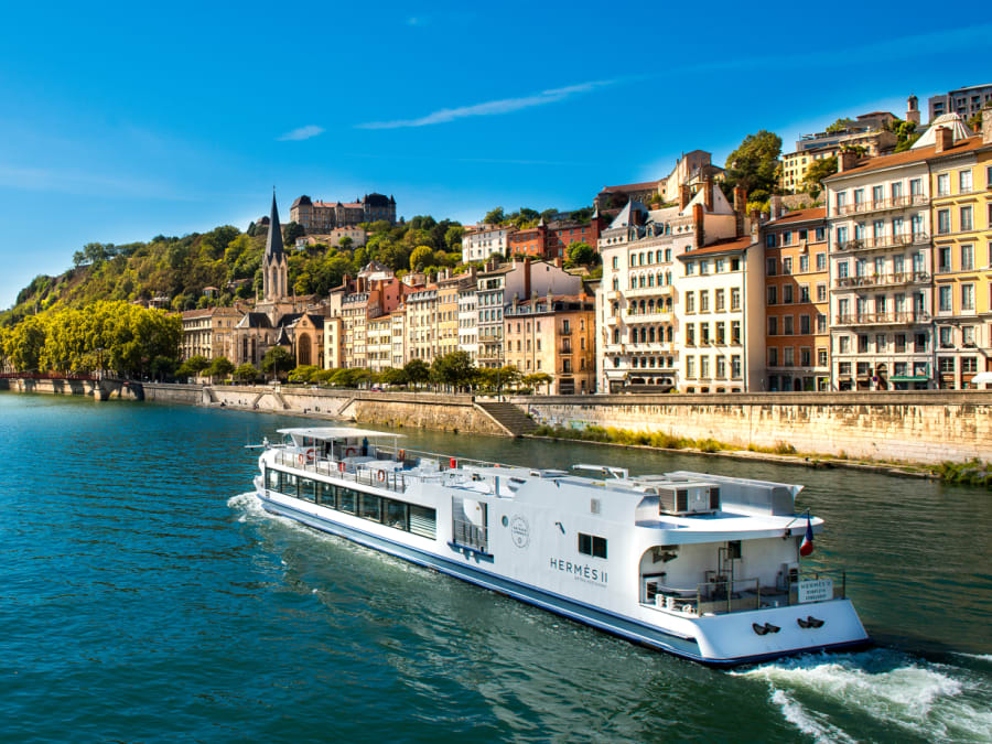 Déjeuner & croisière sur la péniche "Hermès" à Lyon (69)
