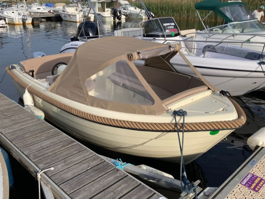 Location de bateau 5 pers. sans permis à Sanguinet (40)