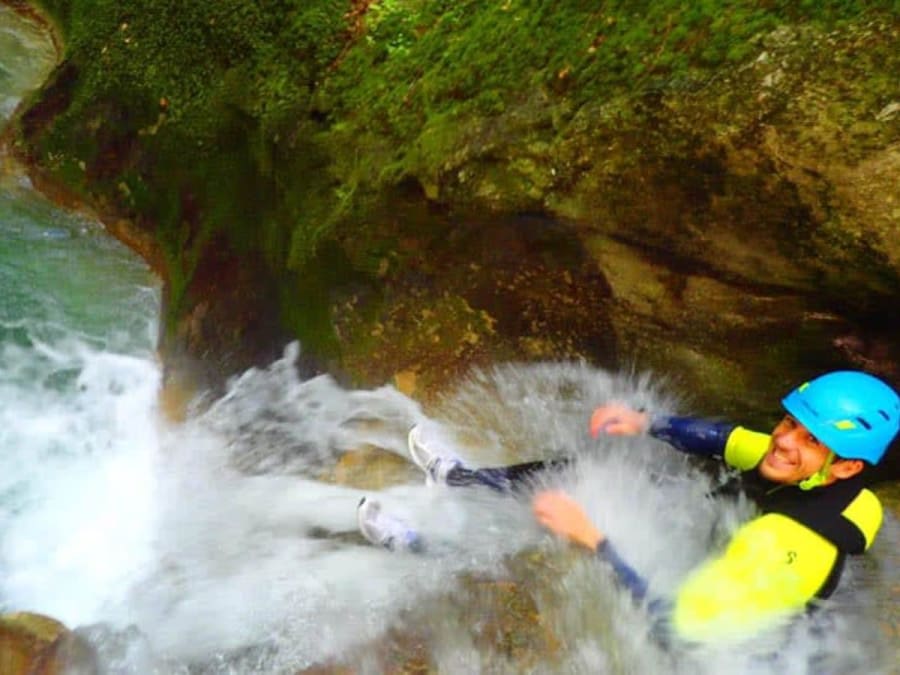 Canyoning au canyon du Furon Partie haute à Engins (38)