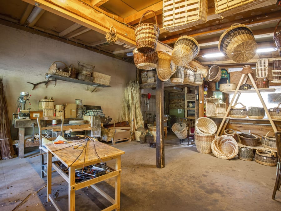 Atelier panier rond en osier à La Petite-Pierre (67)