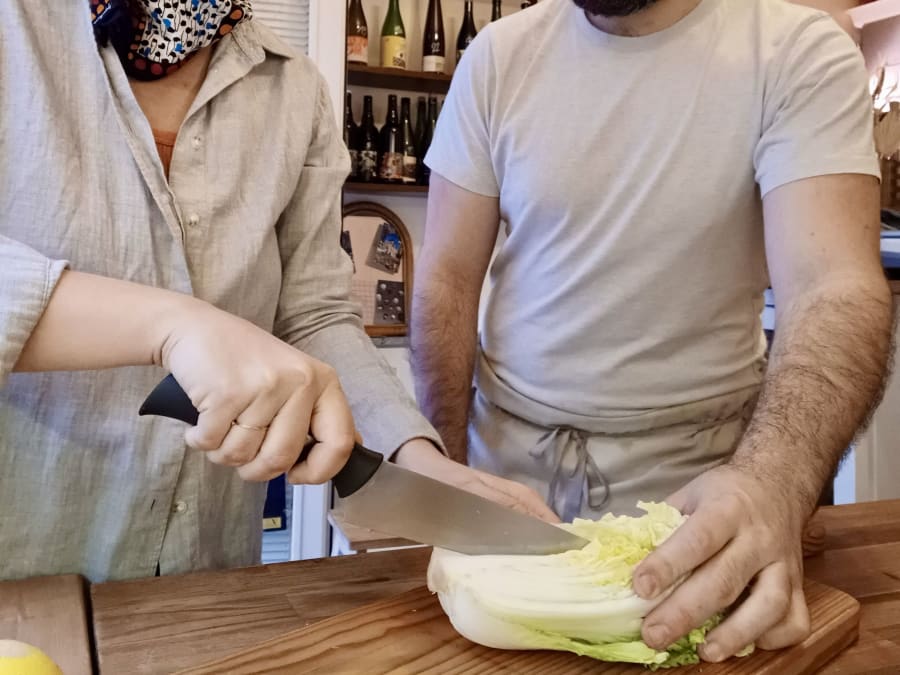 Homemade kimchi and vegetable fermentation workshop in Paris 11t