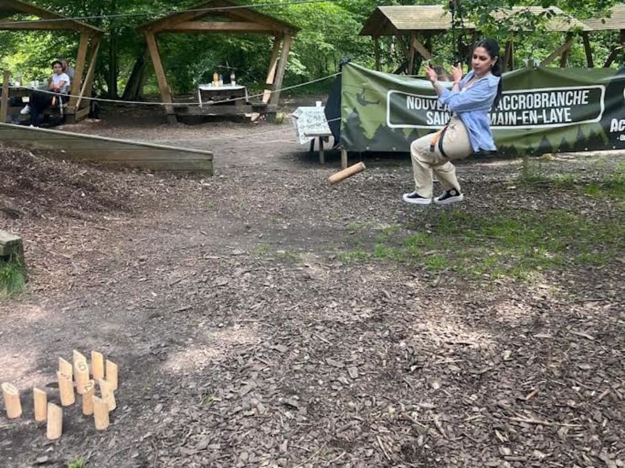 Team Building Olympiade & accrobranche à Rouen (76)