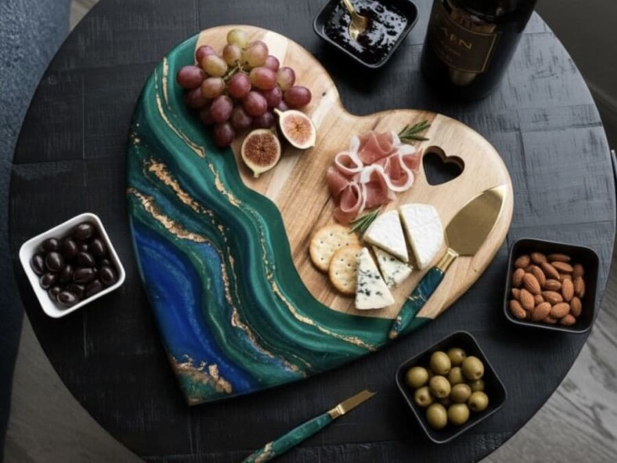 Atelier d'art sur résine Spécial Saint-Valentin à Paris 15ème 