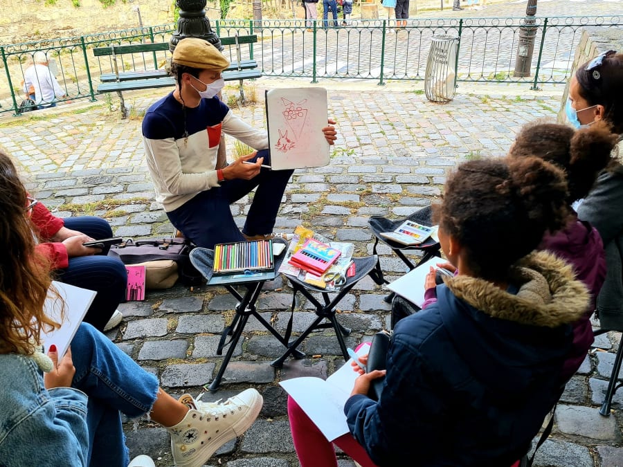 Atelier dessin et balade culturelle à Montmartre à Paris (75)