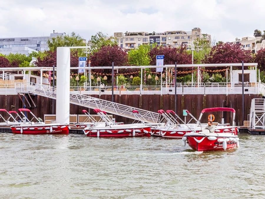 Location de bateau électrique (5 pers. max) à Levallois