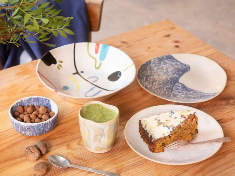 Workshop keramiekversiering onder het genot van een matcha latte in Les Lilas (93)