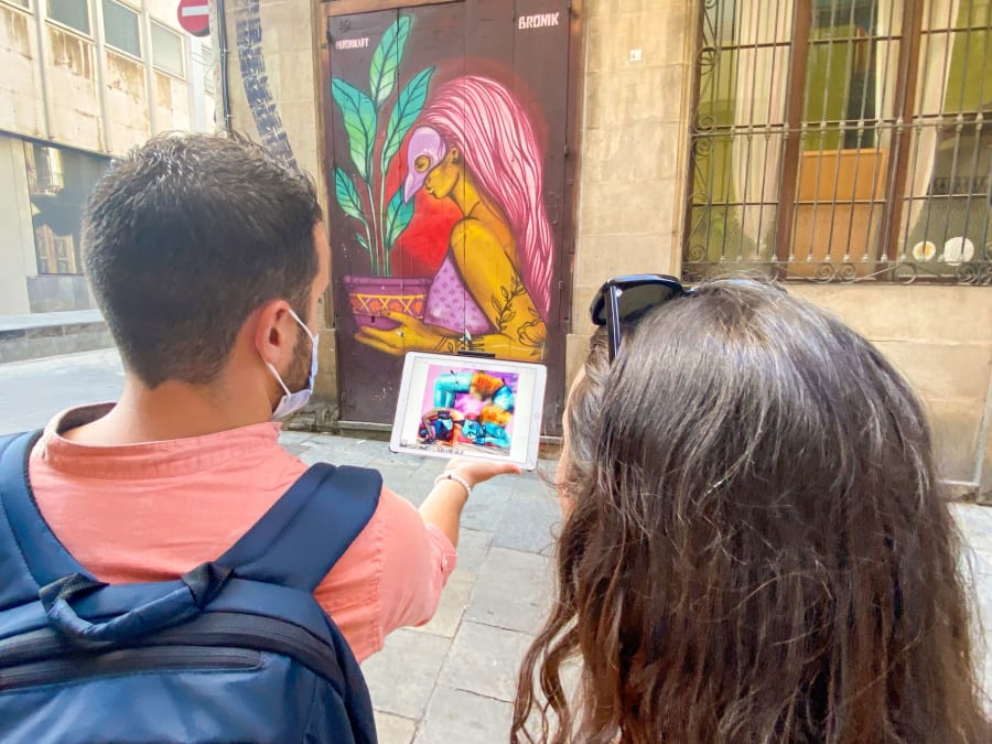 Visite guidée privée Street art à Barcelone