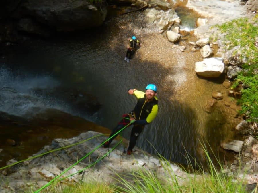 Canyoning au canyon des Ecouges Bas à la journée à Saint-Gervais (38)