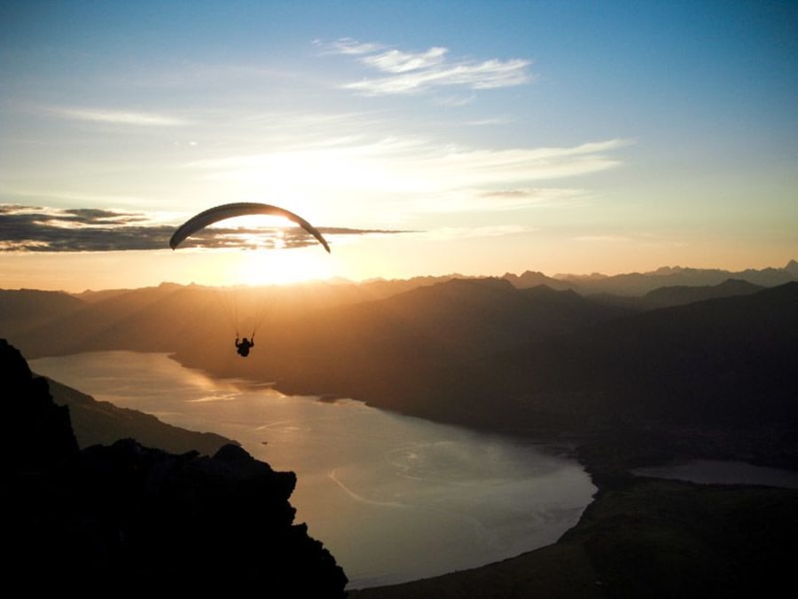 Vol En Parapente Au Lac D'annecy (74)