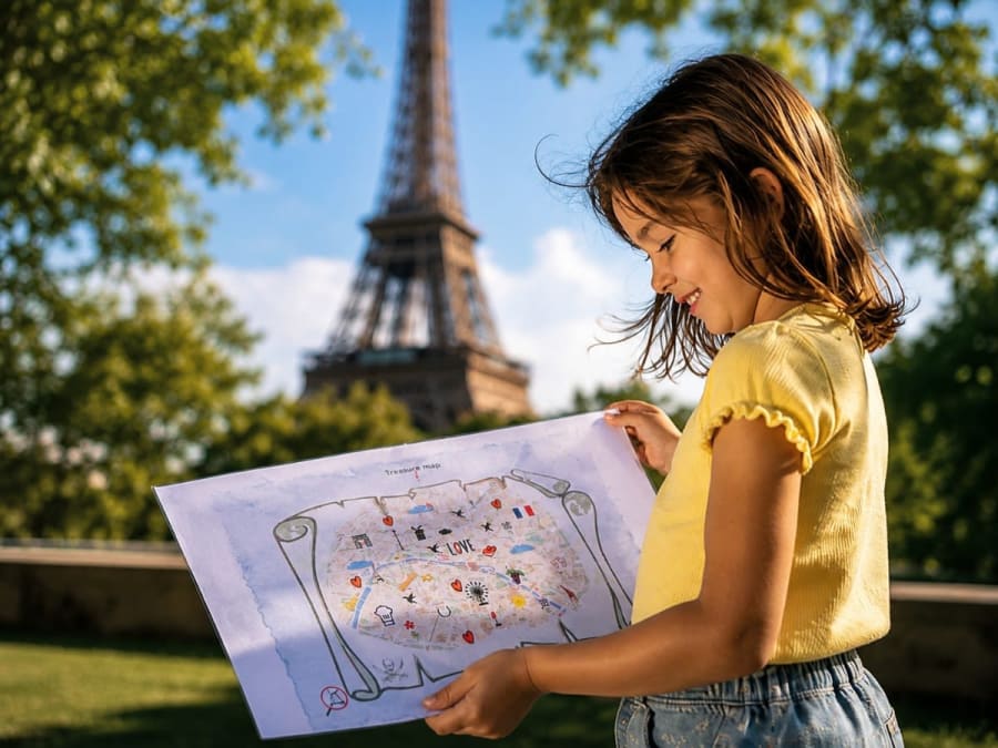 Caça ao tesouro ao longo do Sena, no 1.º arrondissement de Paris