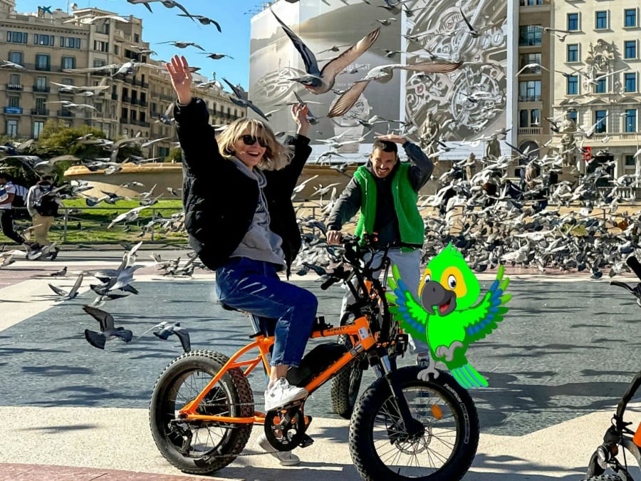 Visite à vélo ou en E-Bike des plus beaux sites de Barcelone