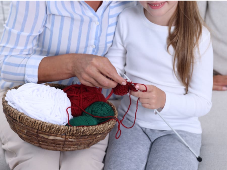 Atelier d'initiation au tricot pour enfant à Dreux (28)