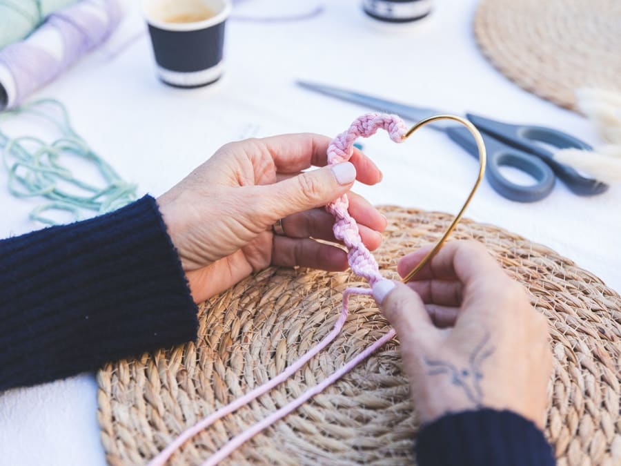 Atelier d'initiation au macramé à Nice (06)