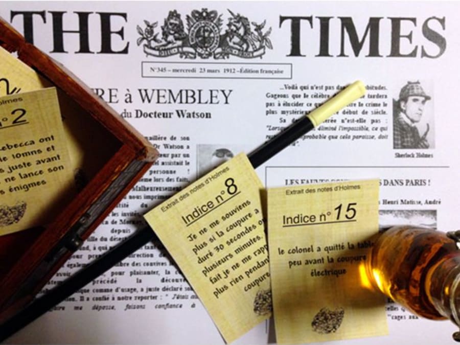 Team Building Murder Party Sherlock Holmes - Funbooker