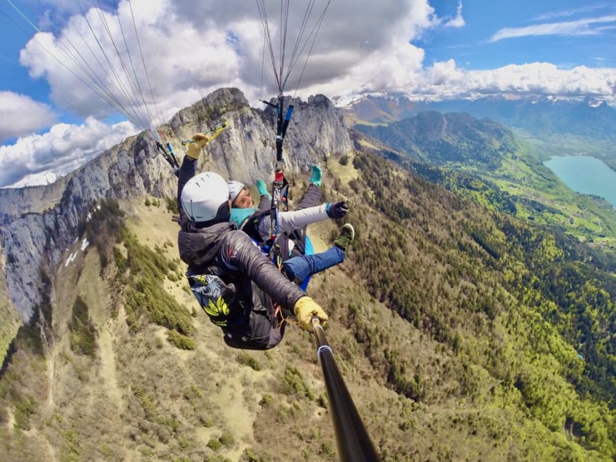 Baptême de Parapente à Doussard proche d'Annecy (74)
