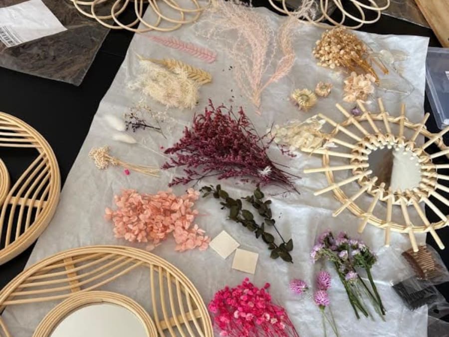 Anniversaire Fleurs séchées 6-15 ans à domicile