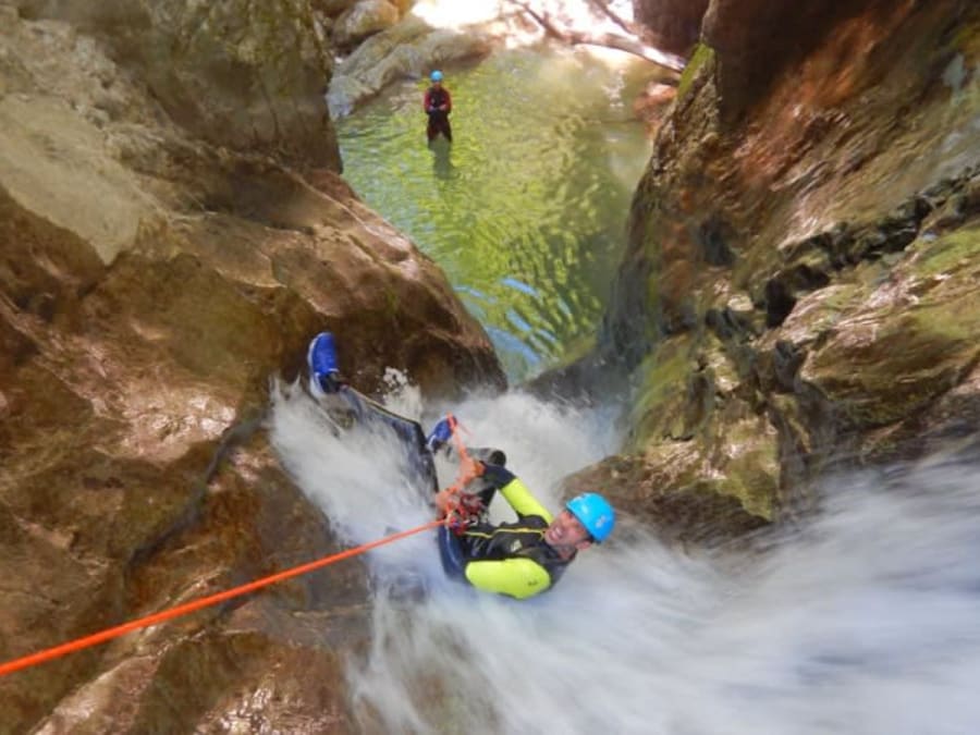 Canyoning à la journée au canyon des Ecouges Intégral