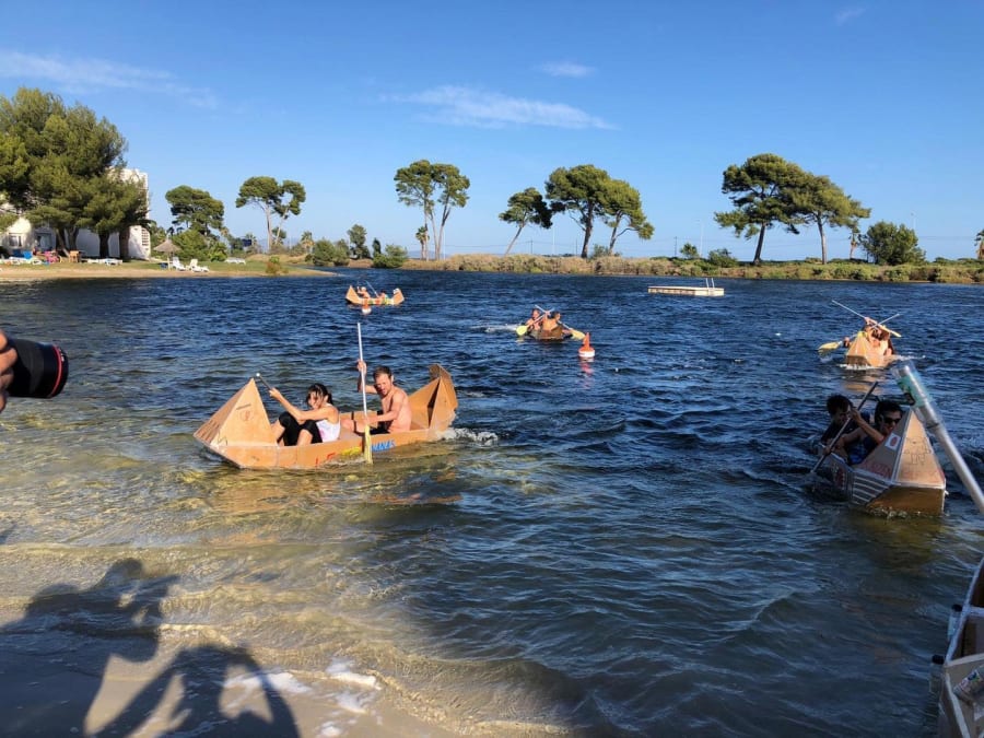 Team Building Construction en carton dans le Sud-Ouest