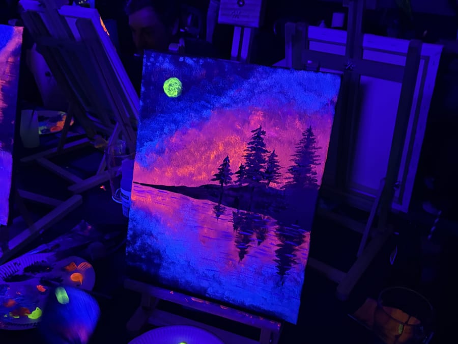 Atelier peinture dans le noir à Strasbourg (67)