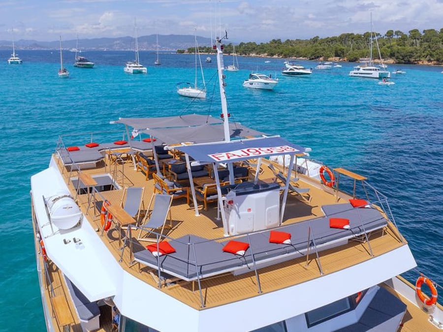 Crucero de medio día en catamarán desde Marina Baie des Anges